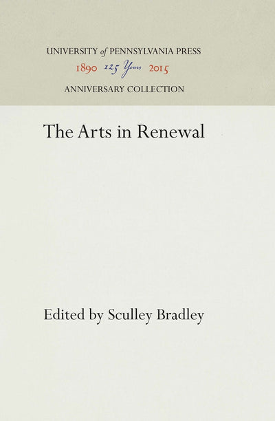 Cover image for The Arts in Renewal, isbn: 9781512810585