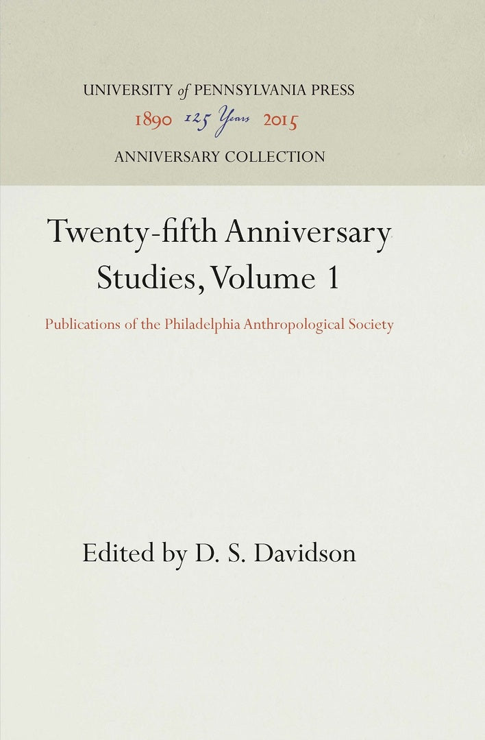 Cover image for Twenty-fifth Anniversary Studies, Volume 1 ISBN 9781512811155