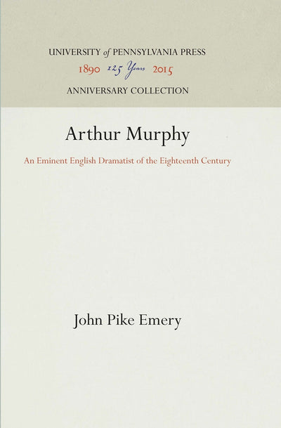 Cover image for Arthur Murphy, isbn: 9781512811414