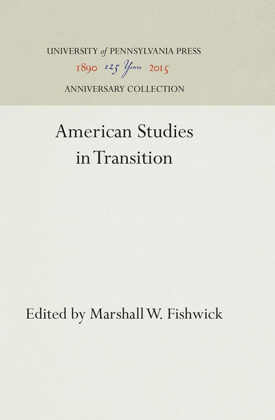 Cover image for American Studies in Transition, isbn: 9781512811544