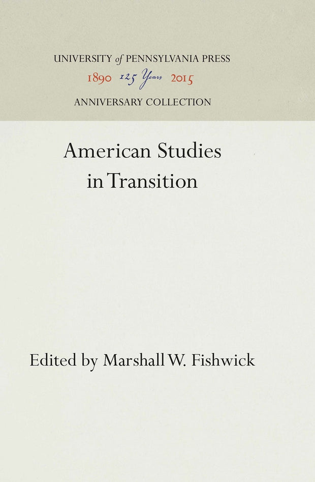 Cover image for American Studies in Transition, isbn: 9781512811544