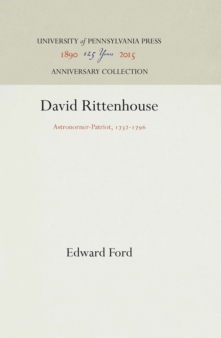 Cover image for David Rittenhouse ISBN 9781512811605