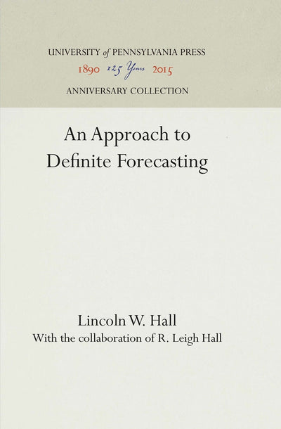 Cover image for An Approach to Definite Forecasting, isbn: 9781512812077