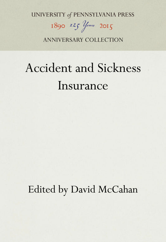 Accident and Sickness Insurance