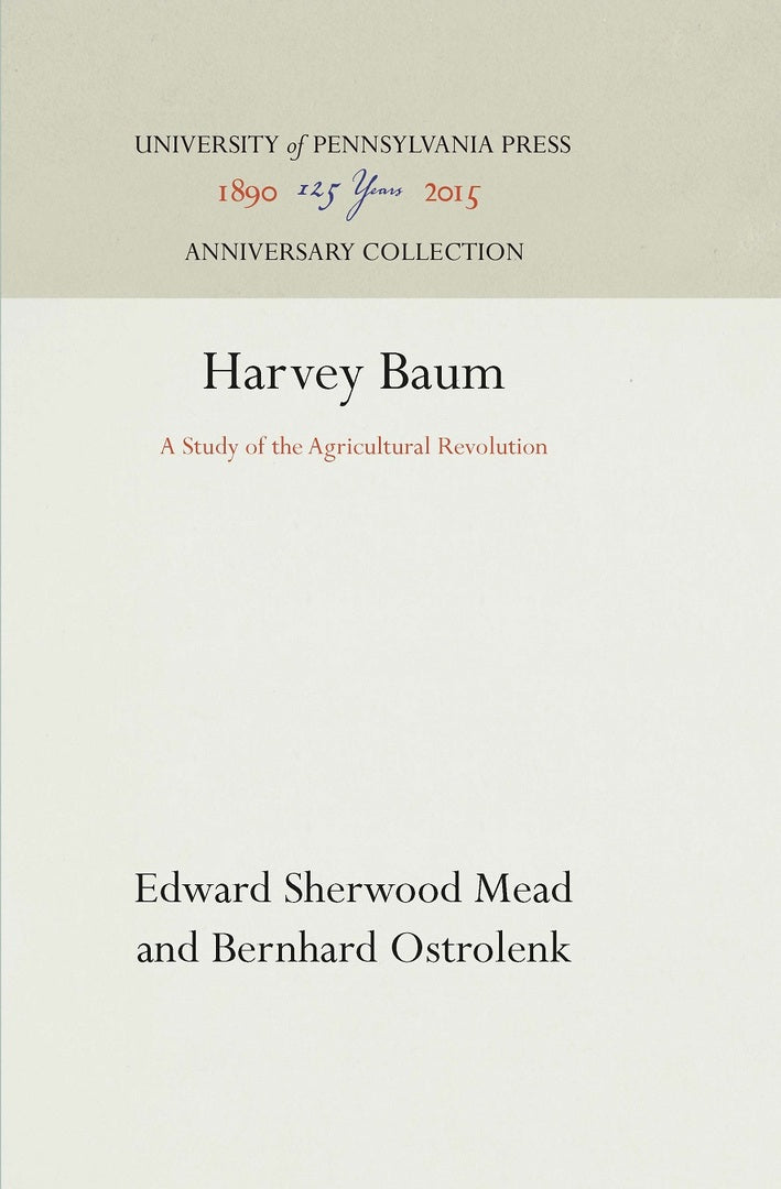 Cover image for Harvey Baum ISBN 9781512813234