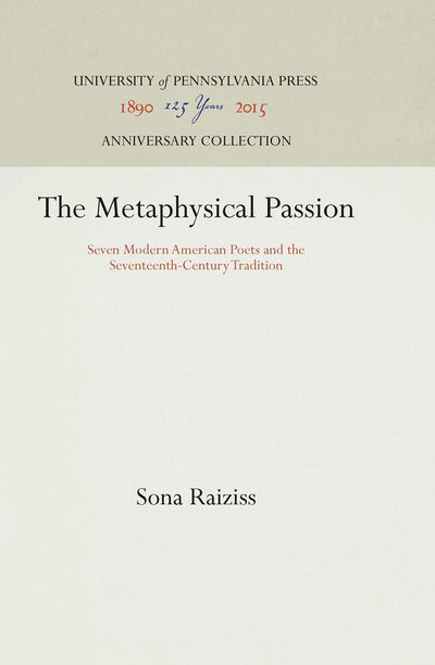 Cover image for The Metaphysical Passion, isbn: 9781512813517