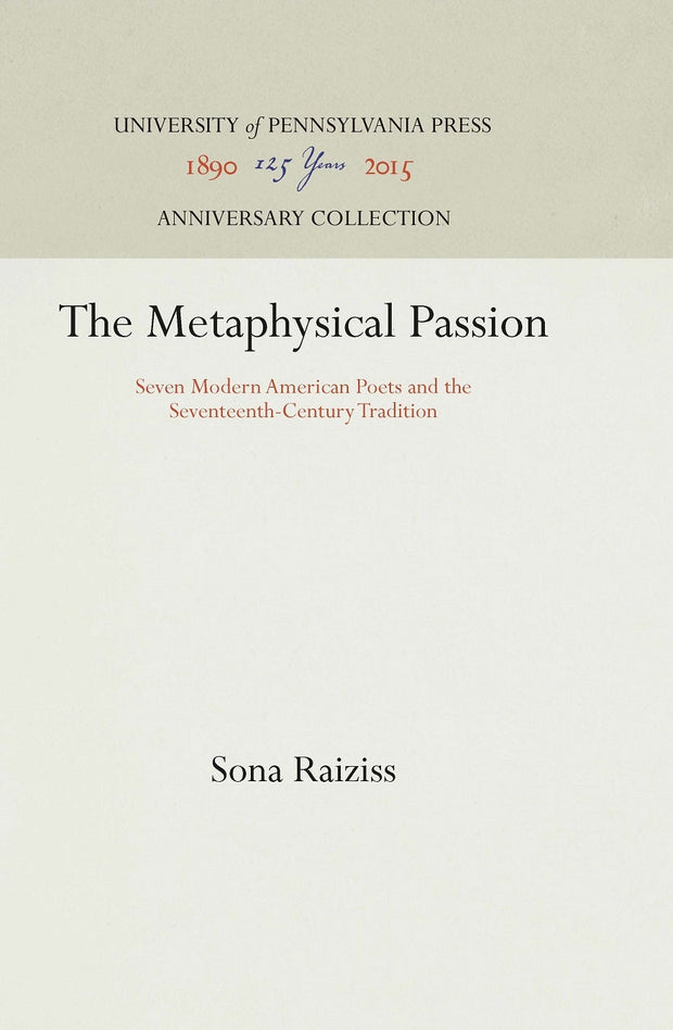 Cover image for The Metaphysical Passion, isbn: 9781512813517