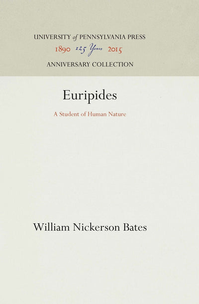 Cover image for Euripides, isbn: 9781512814231