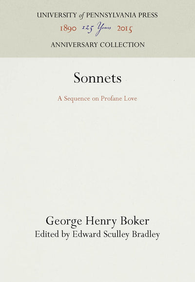 Cover image for Sonnets, isbn: 9781512814576
