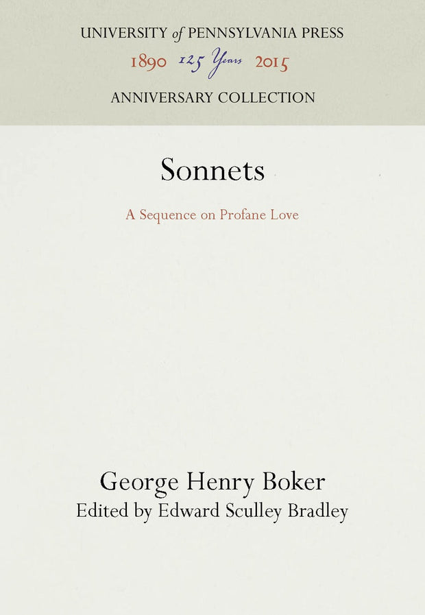 Cover image for Sonnets, isbn: 9781512814576
