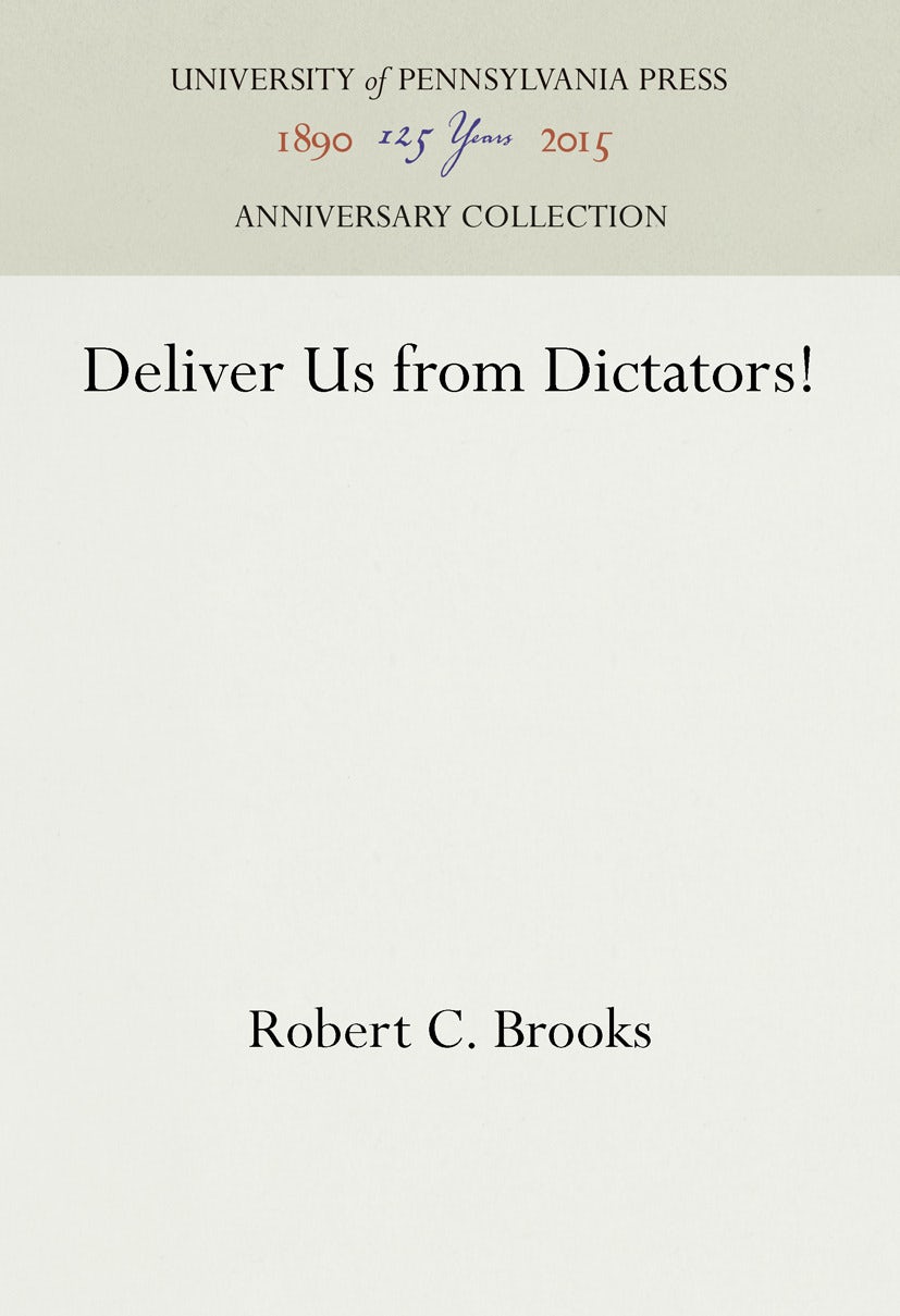 Book cover image for Deliver Us from Dictators! ISBN: 9781512814835