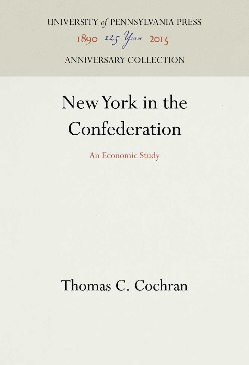 Book cover image for New York in the Confederation ISBN: 9781512815269