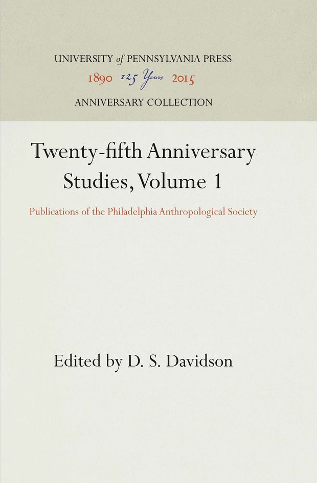 Cover image for Twenty-fifth Anniversary Studies, Volume 1, isbn: 9781512815436