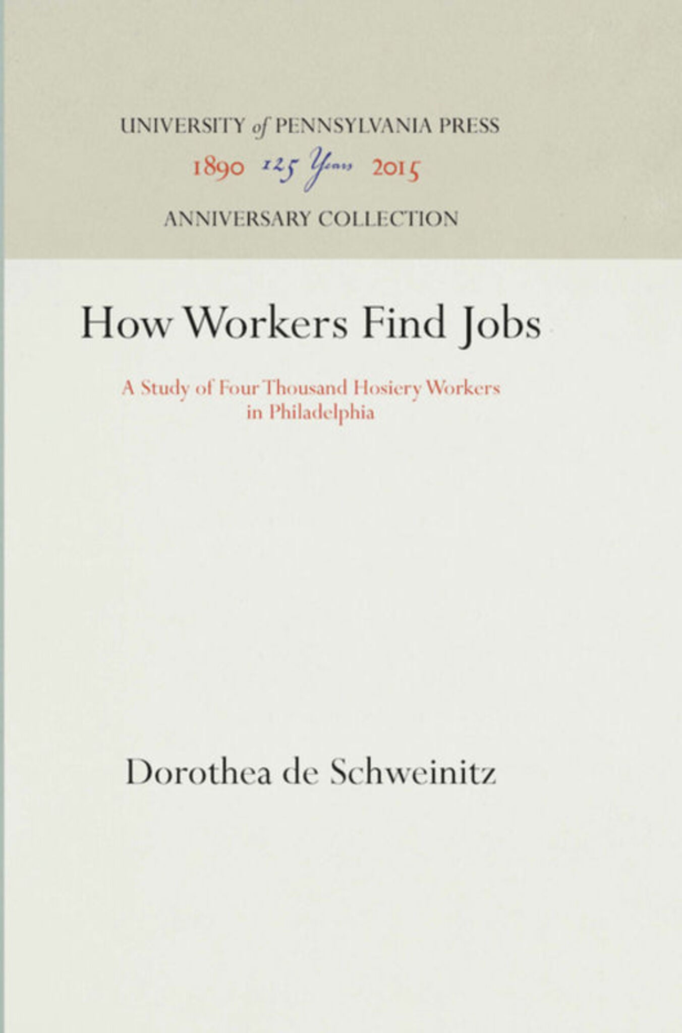 Cover image for How Workers Find Jobs ISBN 9781512815481