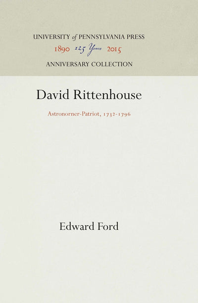 Cover image for David Rittenhouse, isbn: 9781512815993