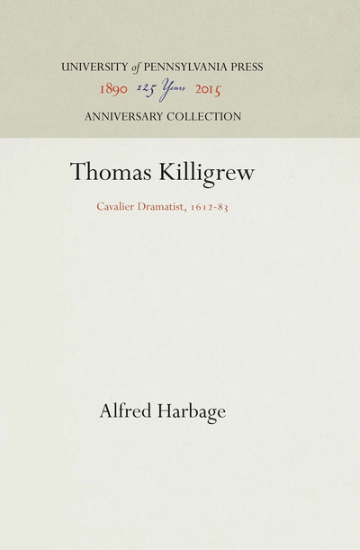 Cover image for Thomas Killigrew, isbn: 9781512816662