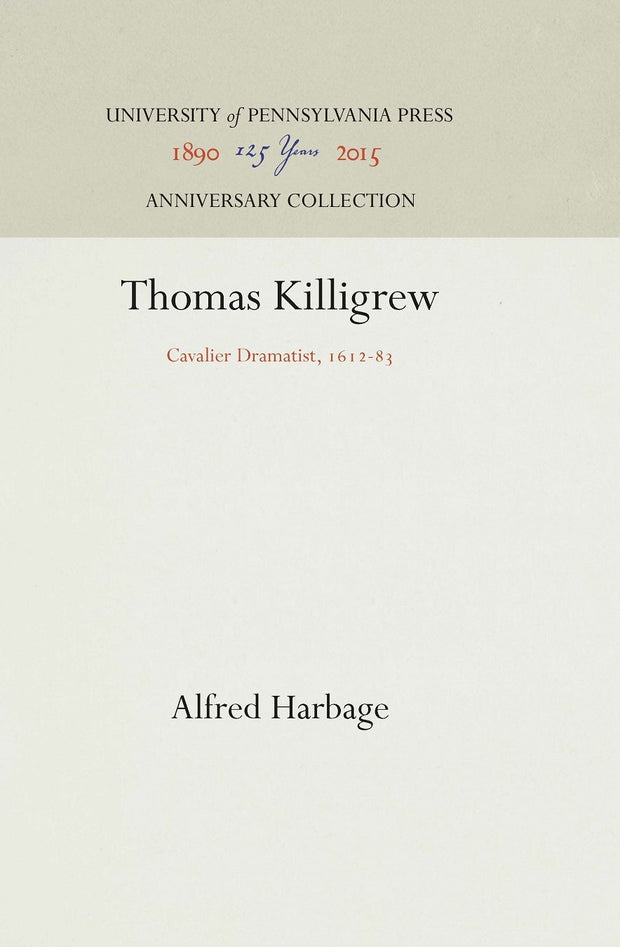 Cover image for Thomas Killigrew, isbn: 9781512816662