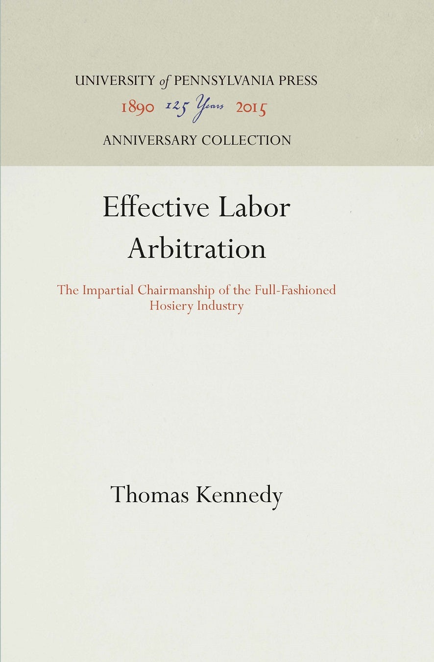 Book cover image for Effective Labor Arbitration ISBN: 9781512817287