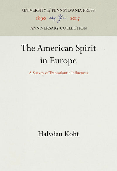 Cover image for The American Spirit in Europe, isbn: 9781512817355
