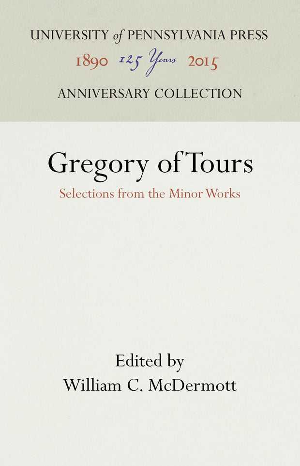 Cover image for Gregory of Tours, isbn: 9781512817966