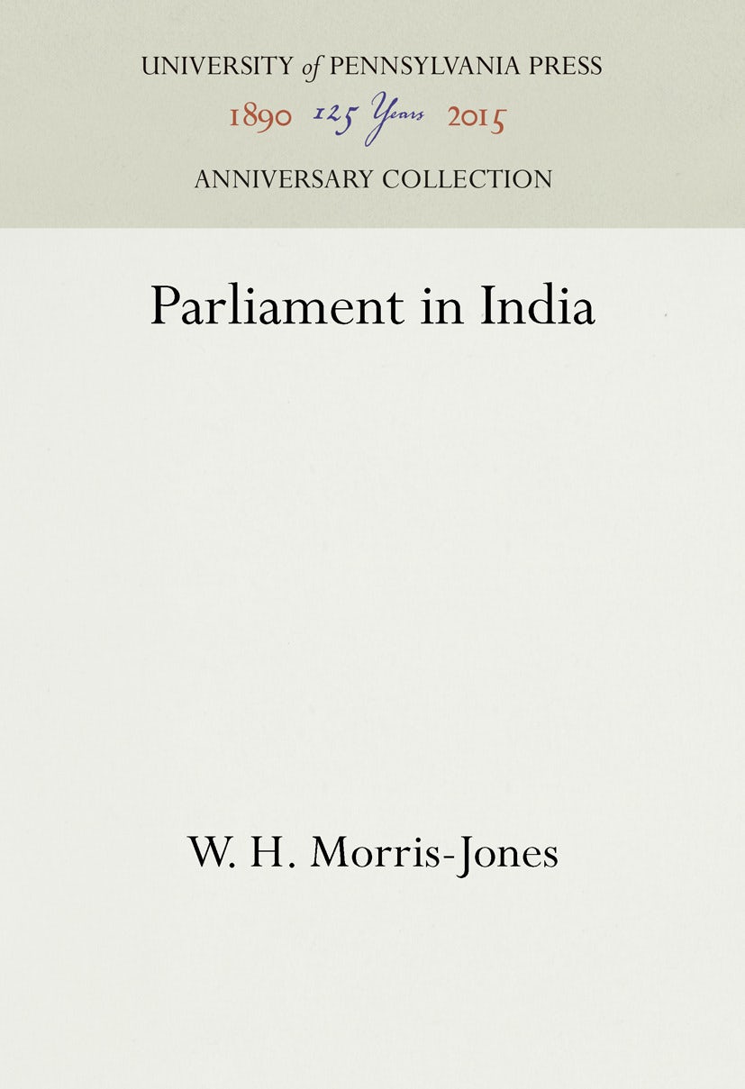 Book cover image for Parliament in India ISBN: 9781512818178
