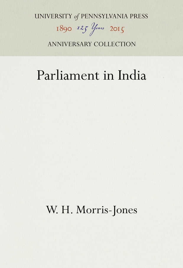 Cover image for Parliament in India, isbn: 9781512818178