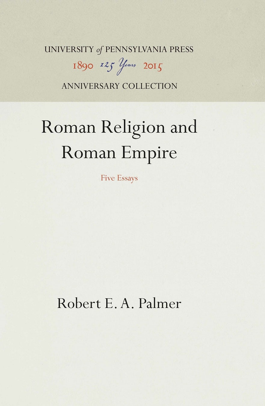 Book cover image for Roman Religion and Roman Empire ISBN: 9781512818352