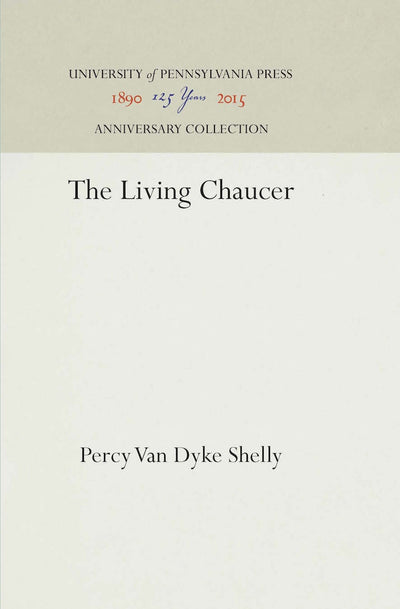 Cover image for The Living Chaucer, isbn: 9781512818666