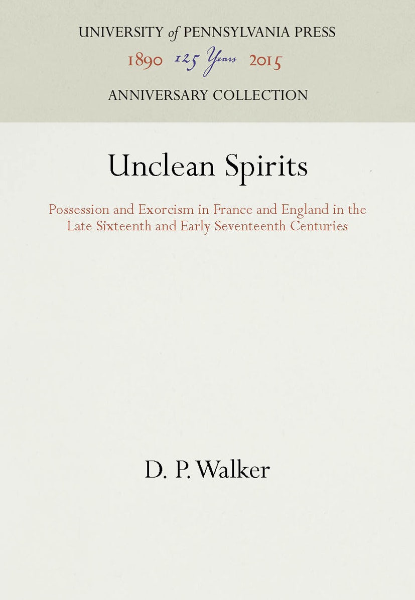 Book cover image for Unclean Spirits ISBN: 9781512819175