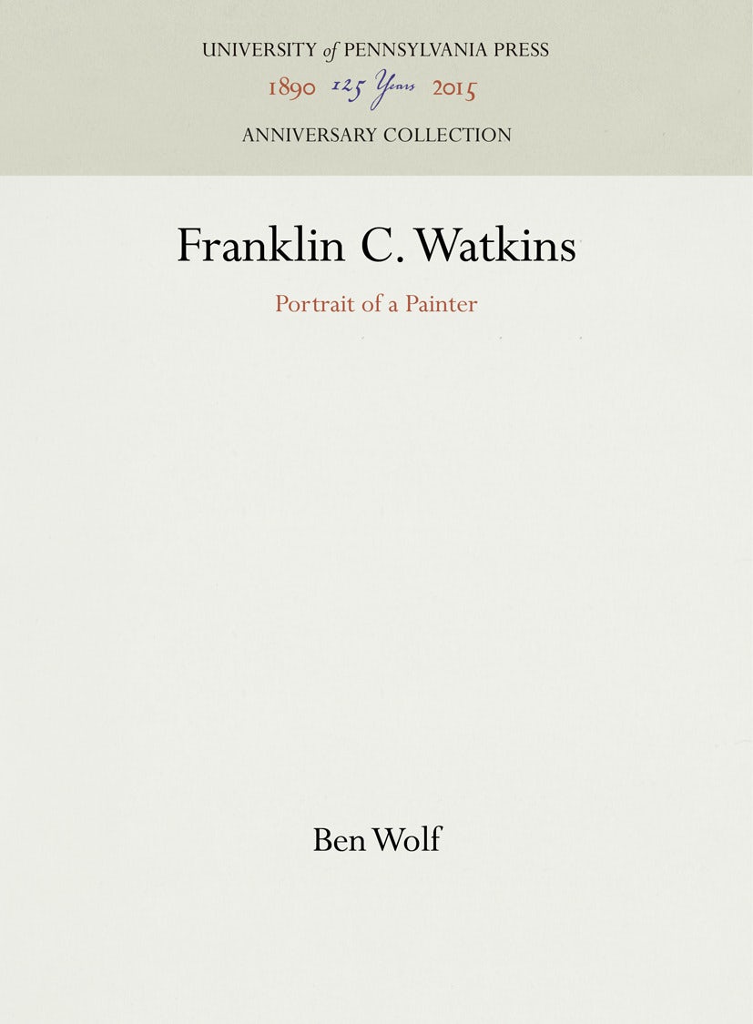 Book cover image for Franklin C. Watkins ISBN: 9781512819410