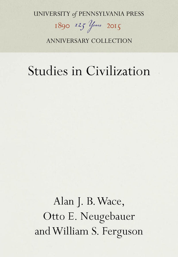 Cover image for Studies in Civilization, isbn: 9781512819540