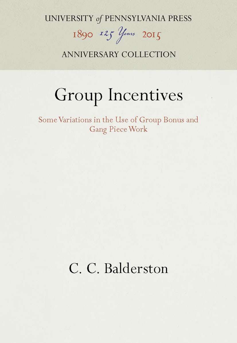 Group Incentives