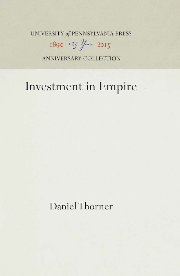 Cover image for Investment in Empire, isbn: 9781512820058