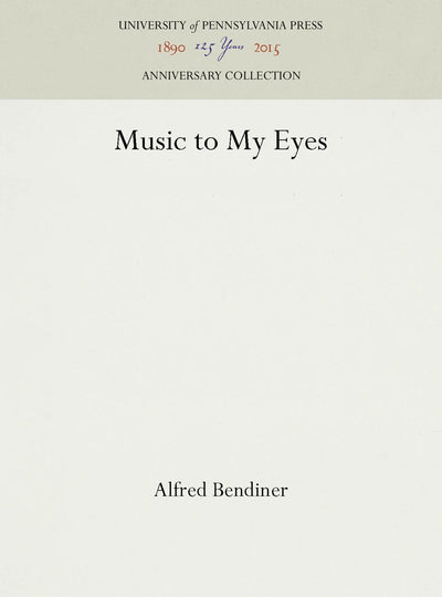 Cover image for Music to My Eyes, isbn: 9781512820249