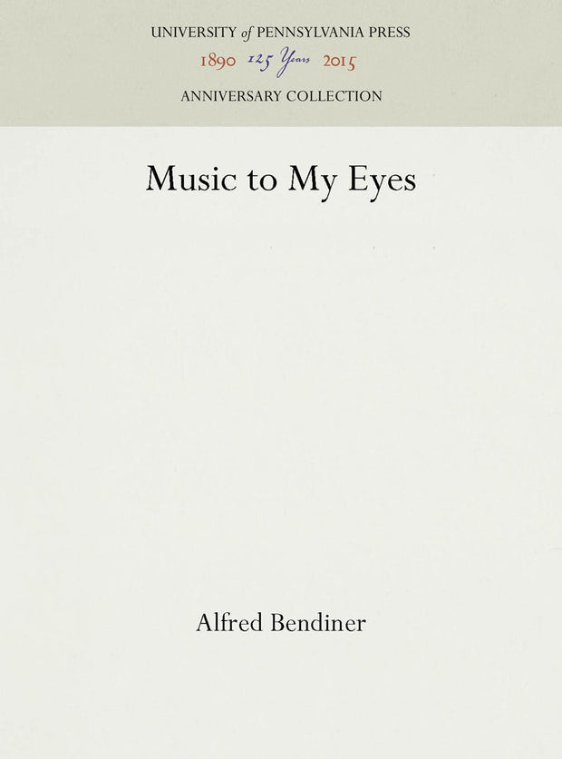 Cover image for Music to My Eyes, isbn: 9781512820249