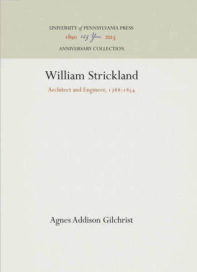 Cover image for William Strickland, isbn: 9781512820645