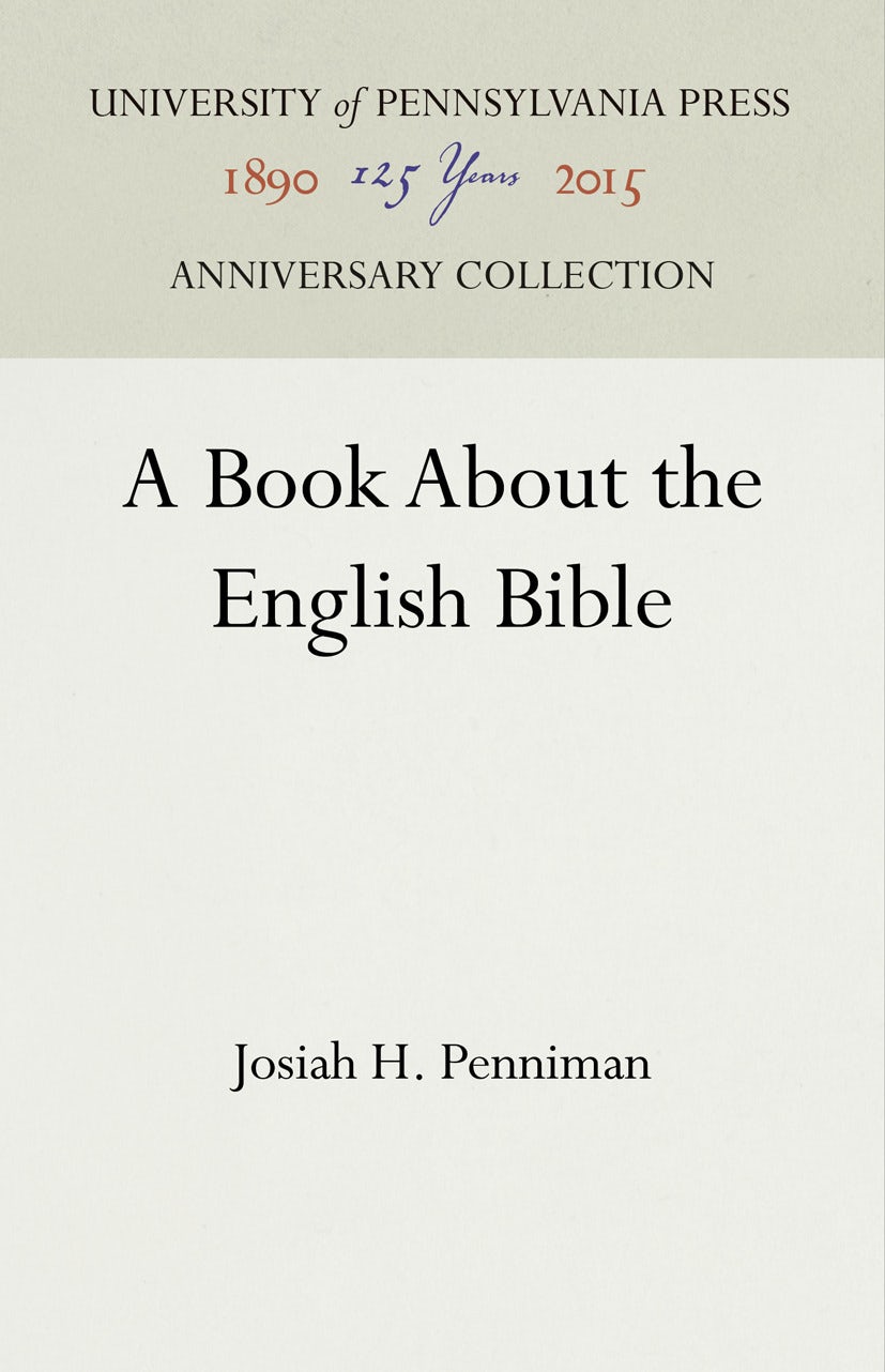 A Book About the English Bible
