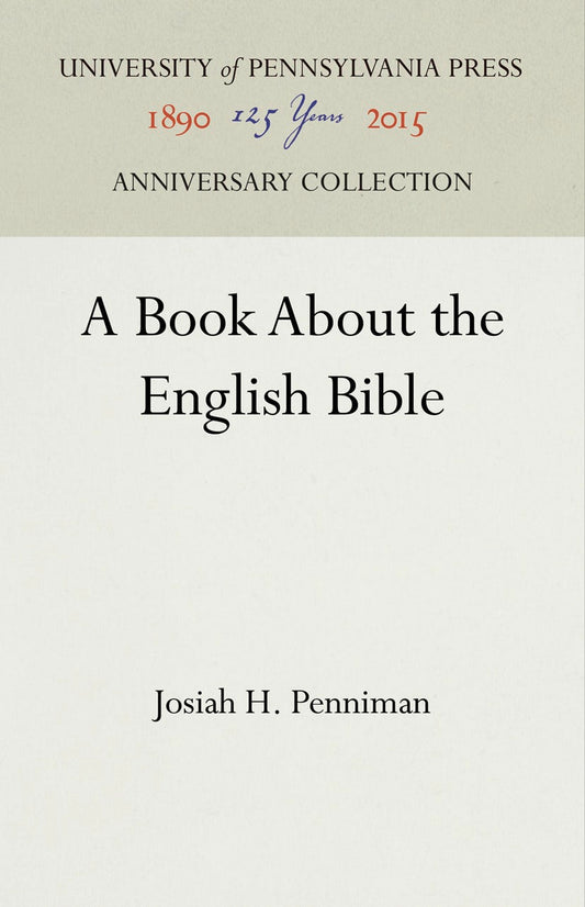A Book About the English Bible