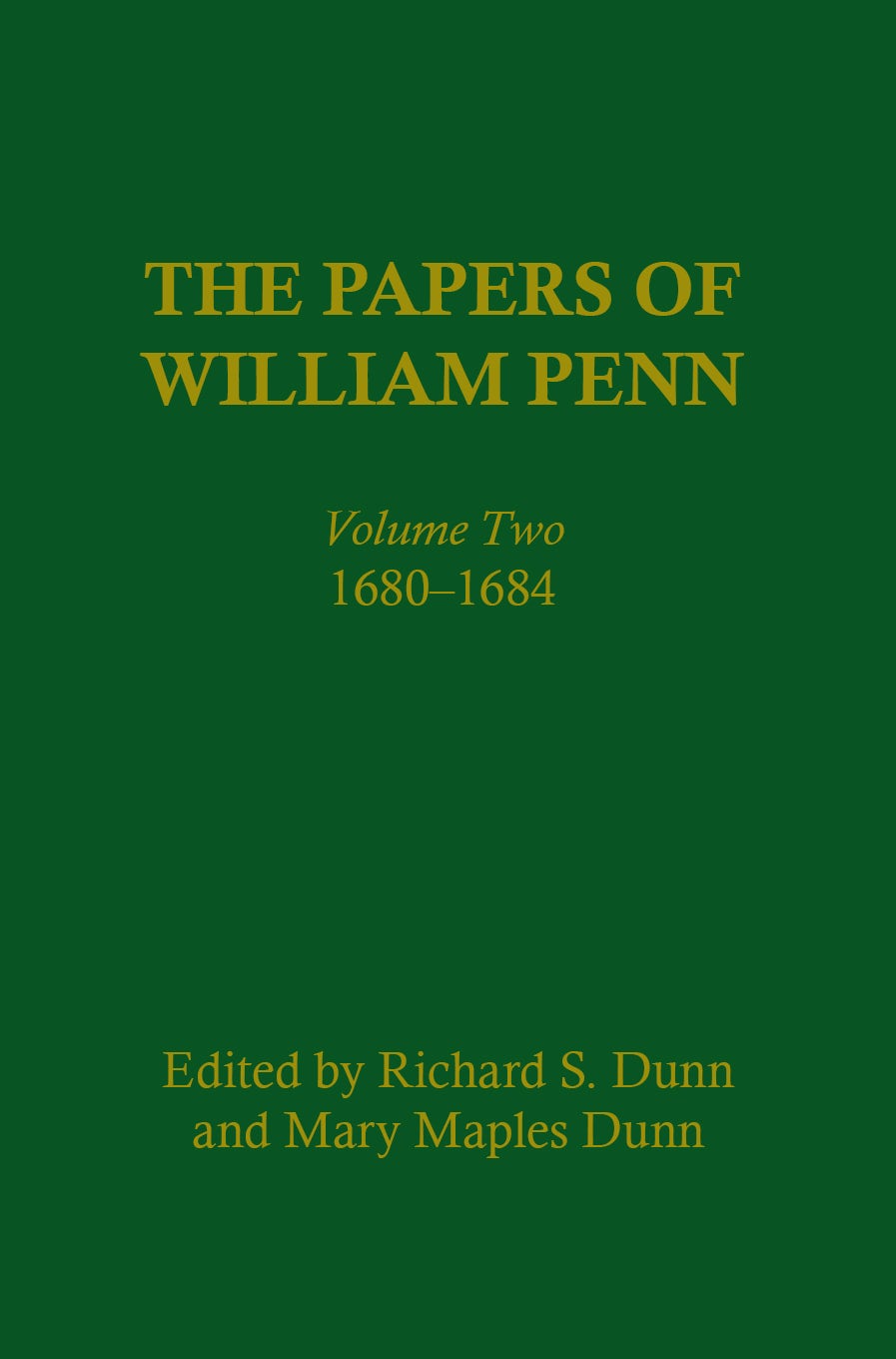 Book cover image for The Papers of William Penn, Volume 2 ISBN: 9781512821420