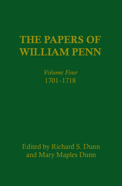 Cover image for The Papers of William Penn, Volume 4, isbn: 9781512821444