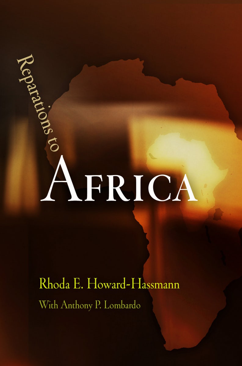Book cover image for Reparations to Africa ISBN: 9781512821734