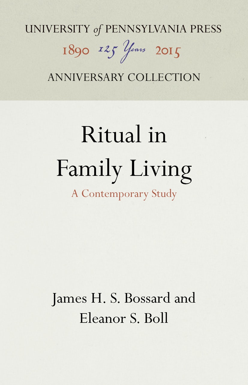Book cover image for Ritual in Family Living ISBN: 9781512821819