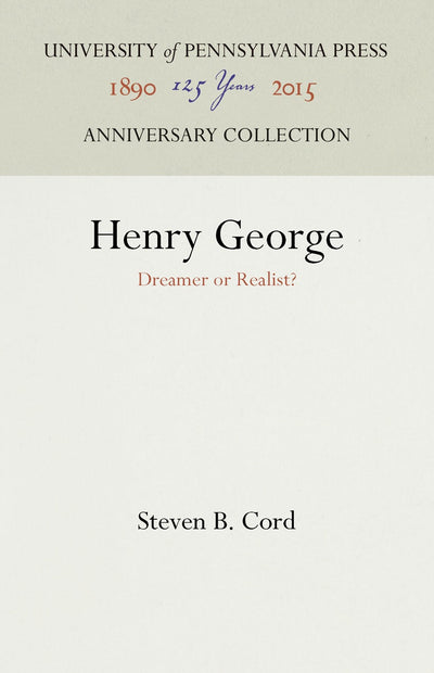 Cover image for Henry George, isbn: 9781512821895