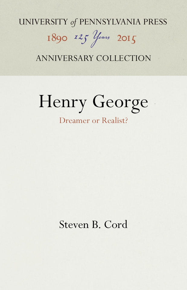 Cover image for Henry George, isbn: 9781512821895