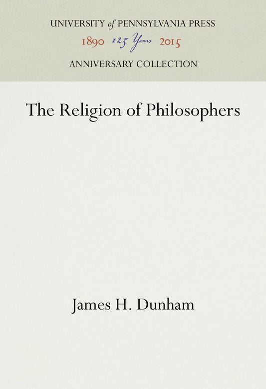 The Religion of Philosophers