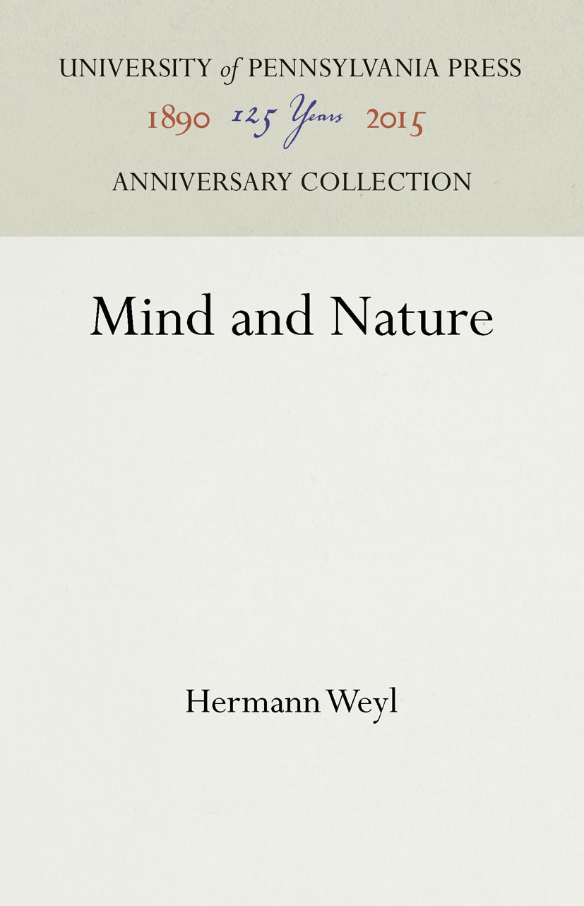 Book cover image for Mind and Nature ISBN: 9781512822588