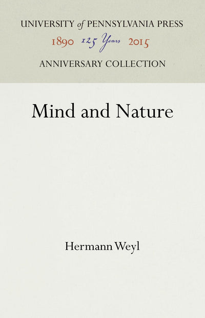 Cover image for Mind and Nature, isbn: 9781512822588