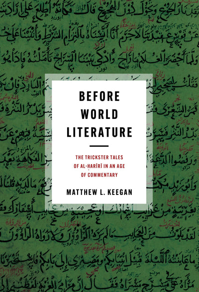 Cover image for Before World Literature, isbn: 9781512828870