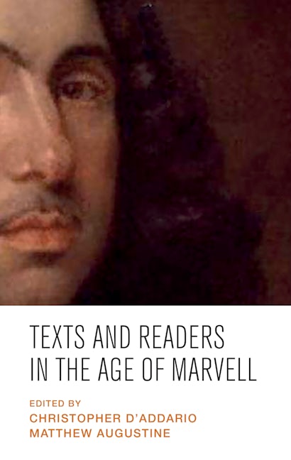 Book cover image for Texts and readers in the Age of Marvell ISBN: 9781526113894