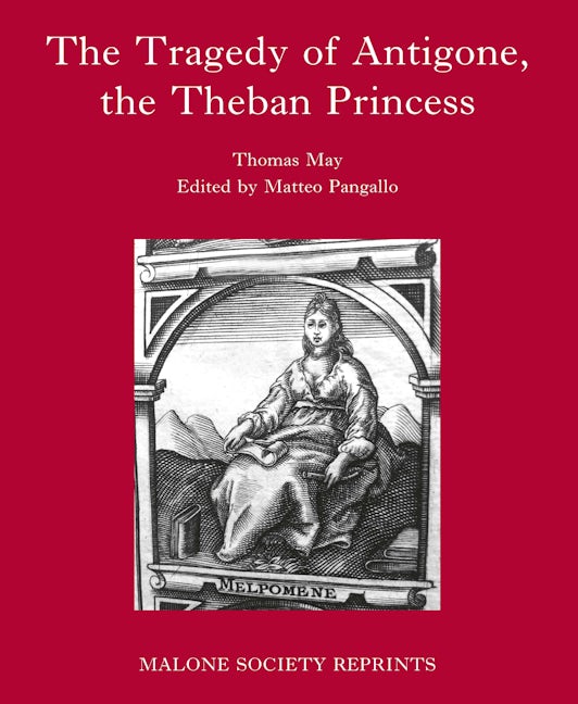 Book cover image for The Tragedy of Antigone, The Theban Princesse ISBN: 9781526113917